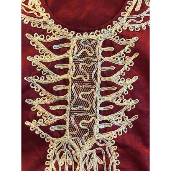 Meetu Magic The‎ African Scene Womens Dress Free Size - Picture 5 of 12